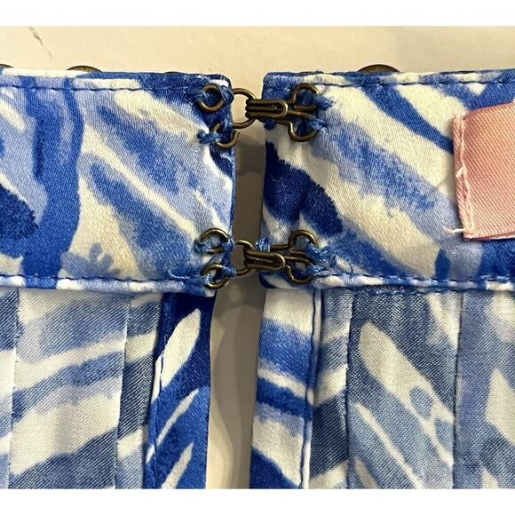 Lilly Pulitzer Colby Romper Lapis Blue Costa Verde XXS Summer Beach Coastal - Picture 9 of 13